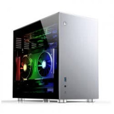 Vỏ Case Jonsbo V10-G  Silver (Mini Tower/Màu Bạc)