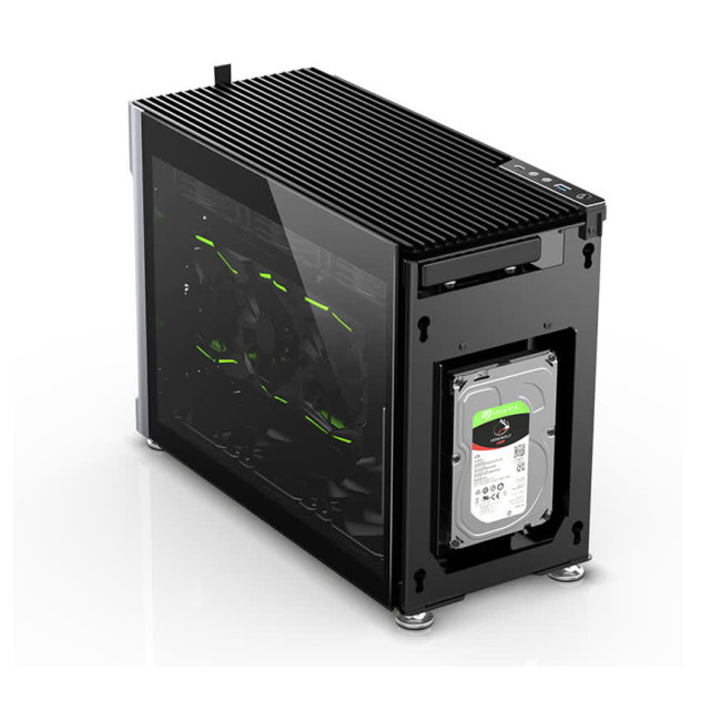 Vỏ Case JonsboPlus i100-G Silver (Mini Tower/Màu Bạc)
