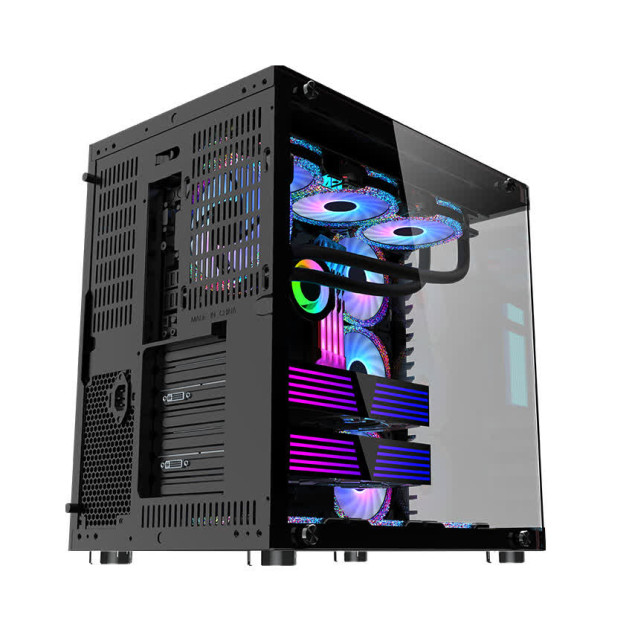 Vỏ Case MIK LV07 – BLACK (Mid Tower/ Màu Đen)