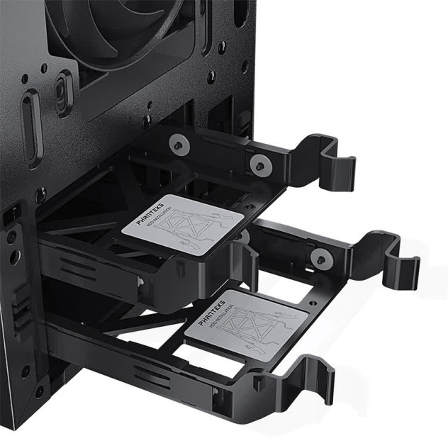 Vỏ Case Phanteks Eclipse P350X Tempered Glass, DRGB, Black (Mid Tower/Màu Đen)