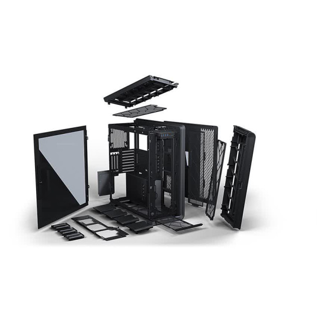 Vỏ Case Phanteks Enthoo 719 ( Luxe II ) , Tempered Glass, DRGB Ligting, Satin (Full Tower/Màu Đen) PH-ES719LTG_DBK01