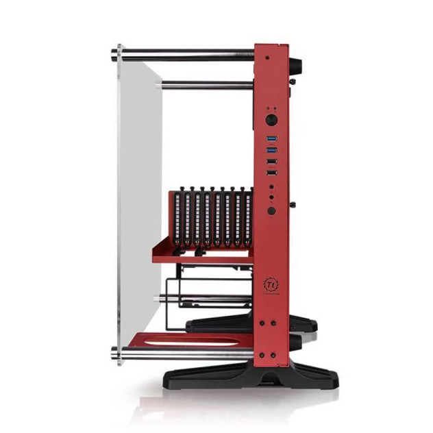 Vỏ Case Thermaltake Core P3 Tempered Glass  (Mid Tower/Màu Đỏ) CA-1G4-00M3WN-03