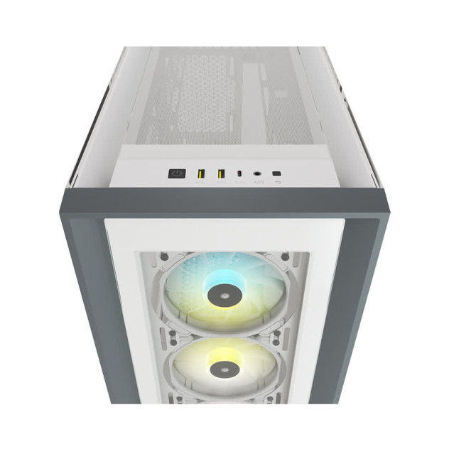 Vỏ máy tính Corsair iCUE 5000X RGB TG White