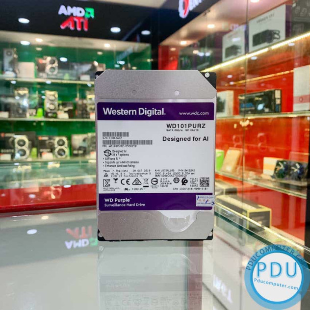 Ổ cứng HDD Western Purple 8TB 3.5 inch 7200RPM, Sata 3 ,256Mb Cache