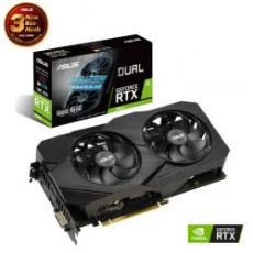 Card màn hình Asus DUAL RTX 2060-6G EVO (6GB GDDR6, 192-bit, DVI+HDMI+DP, 1x8-pin)