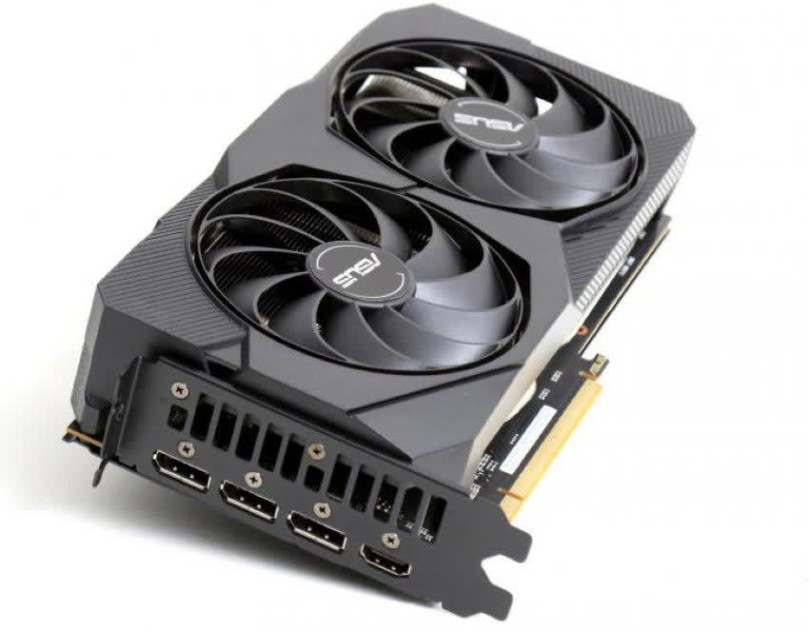 Card màn hình ASUS DUAL RX 5500 XT-O8G EVO (8GB GDDR6, 128-bit,HDMI+DP, 1x8-pin)