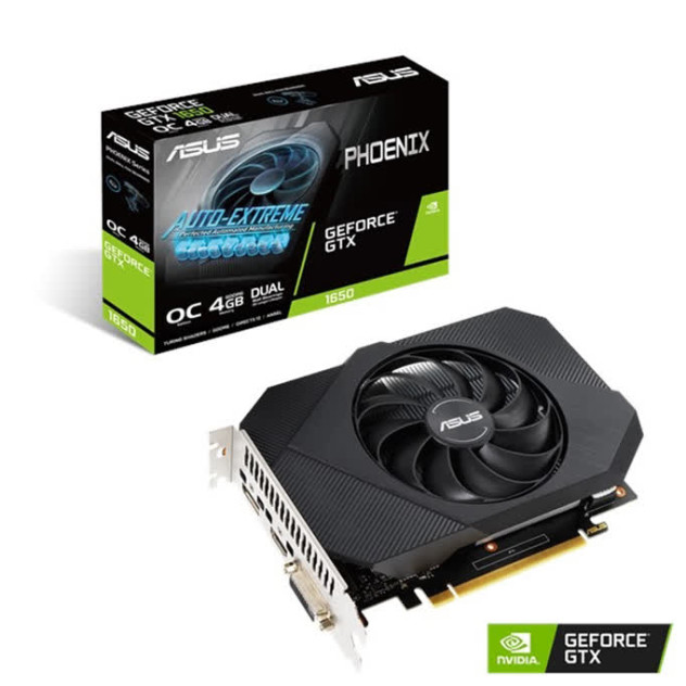 Card màn hình Asus PH-GTX1650-O4GD6-P (4GB GDDR6, 128-bit, DVI+HDMI+DP)