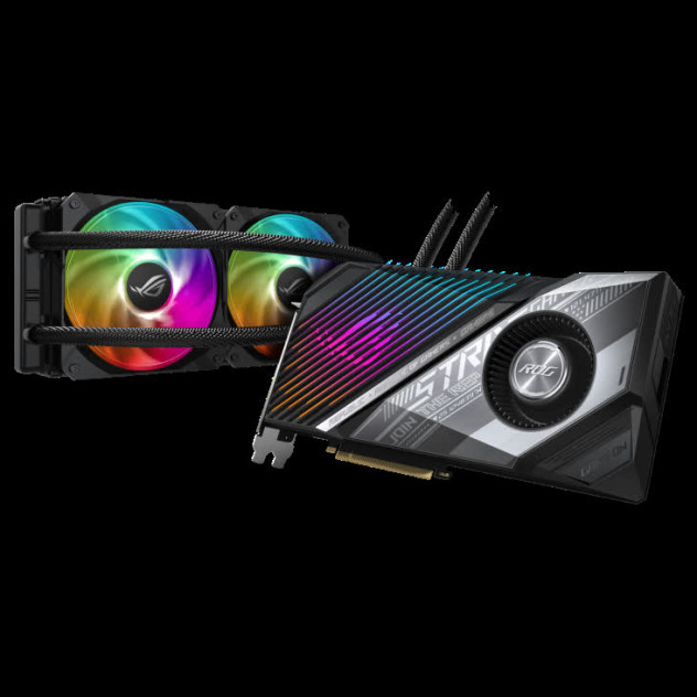 Card màn hình ASUS ROG STRIX-LC-RX 6800 XT-O16G-GAMING (16GB GDDR6, 256-bit, HDMI, 2x8-pin)