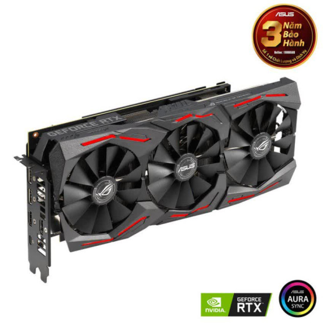 Card màn hình ASUS ROG STRIX RTX 2060 Super-A8G EVO GAMING (8GB GDDR6, 256-bit,HDMI+DP, 1x6-pin + 1x8-pin)