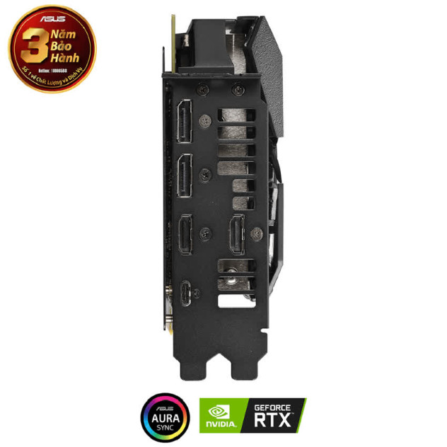 Card màn hình ASUS ROG STRIX RTX 2060 Super-A8G EVO GAMING (8GB GDDR6, 256-bit,HDMI+DP, 1x6-pin + 1x8-pin)