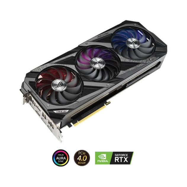 Card màn hình Asus ROG-STRIX-RTX3070-8G-GAMING (8GB GDD6, 256-bit, HDMI +DP, 2x8-pin)