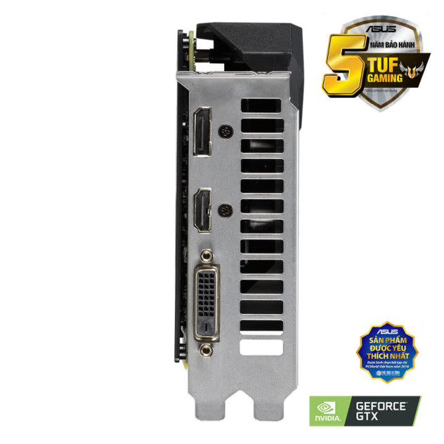 Card màn hình ASUS TUF GTX 1660 Super-6G GAMING (6GB GDDR6, 192-bit, DVI+HDMI+DP, 1x8-pin)