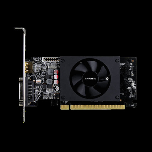Card màn hình GIGABYTE N710D5-1GL (1GB GDDR5, 64-bit, DVI+HDMI, 1x8-pin)