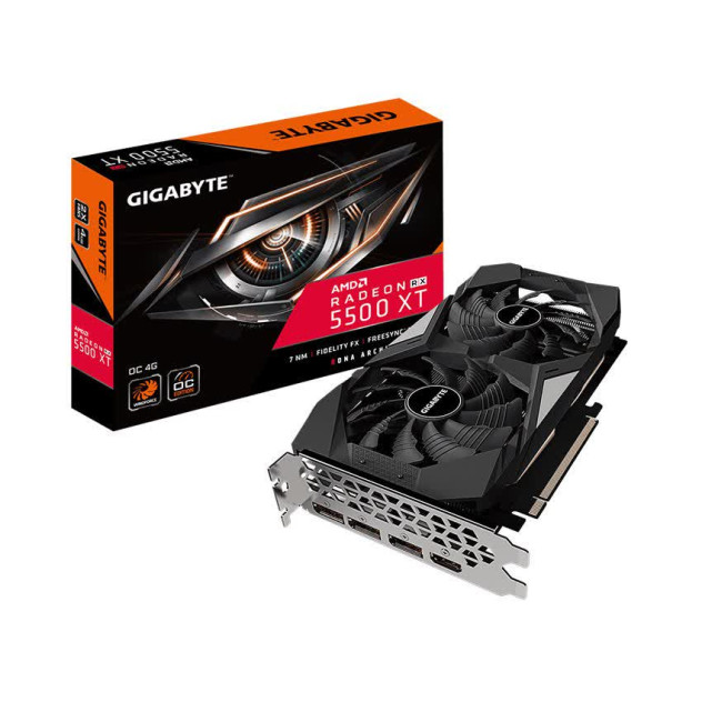 Card màn hình GIGABYTE RX 5500 XT OC-4G (4GB GDDR6, 128-bit, HDMI+DP)