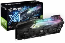 Card màn hình Inno3D RTX 3080 ICHILL X4Card màn hình Inno3D RTX 3080 ICHILL X4 10GB (10GB GDD6X, 320-bit, HDMI +DP, 2x8-pin)
