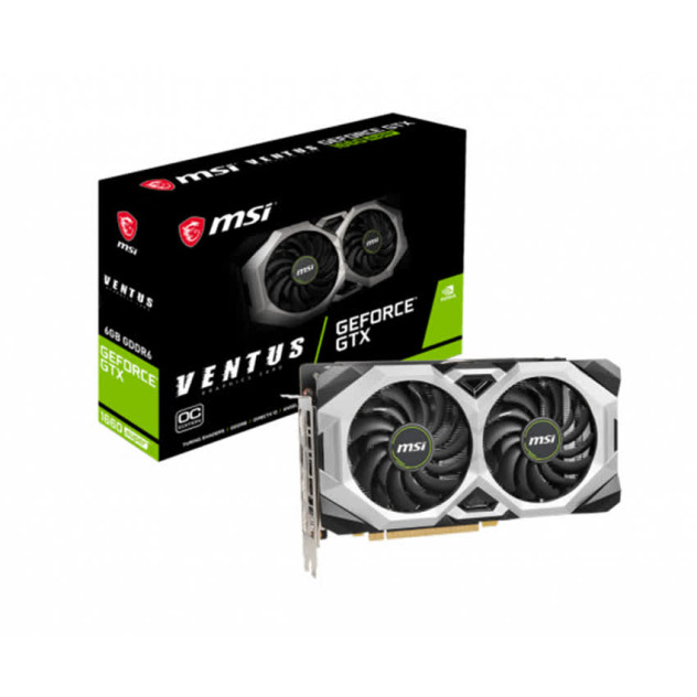 Card màn hình MSI GTX 1660 Super VENTUS OC (6GB GDDR6, 192-bit, HDMI+DP, 1x8-pin)
