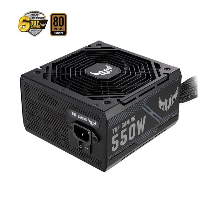 Nguồn ASUS TUF GAMING 550W Bronze ( Màu Đen/80 Plus Bronze )
