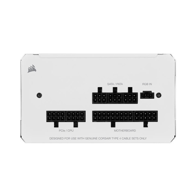 Nguồn Corsair CX550F 550W RGB White (80 Plus Bronze/Màu Trắng/Led RGB/Full Modul)