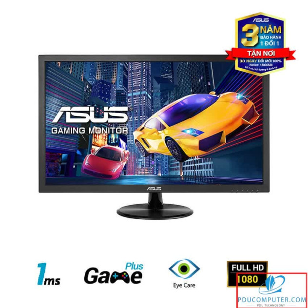 Màn hình Asus VP228NE (21.5 inch/FHD/200cd/m²/DVI+VGA/60Hz/1ms)