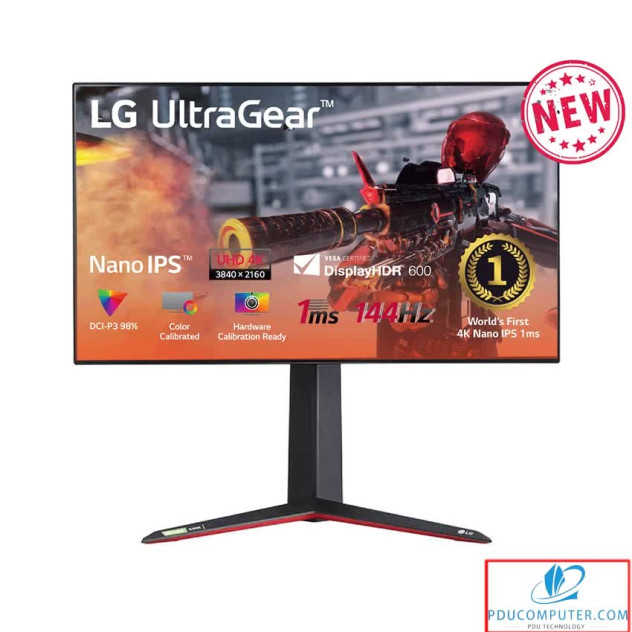 Màn hình LG 27GN950-B (27inch/4K/NanoIPS/144Hz/1ms/400nits/HDMI+DP+Audio+USB/GSync)