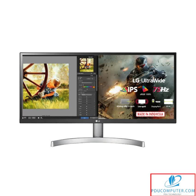 Màn hình LG 29WK600W-P (29 inch/WFHD/LED/IPS/21:9/250cd/m²/DP+HDMI+VGA/60Hz/5ms/HDR)