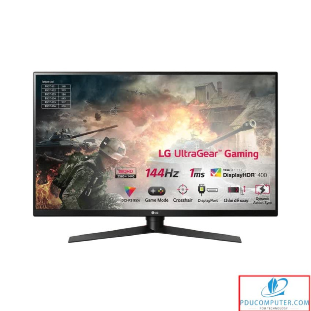 Màn hình LG 32GK850F-B (31.5 inch/2K/VA/350cd/m²/HDMI+DP+USB/144Hz/5ms)