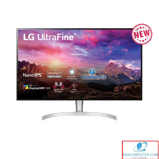 Màn hình LG 32UL950-W (32 inch/4K/NanoIPS/60Hz/5ms/450 nits/HDMI+DP+Thunderbolt)