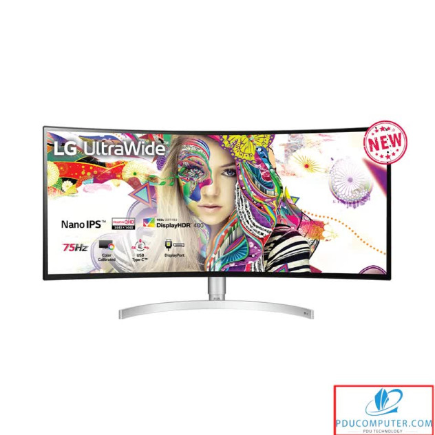 Màn hình LG 34WK95C-W (34 inch/2K/NanoIPS/75Hz/5ms/400 nits/HDMI+DP+USB-C/Cong)